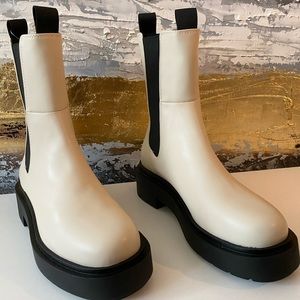 Beige boots from H&M, new never used, sz 38